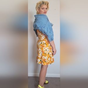 ORANGE AND YELLOW SUNDRESS